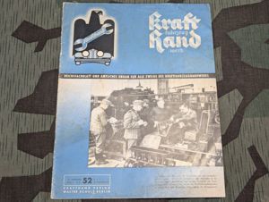 Kraftfahrzeug Handwerk Heft 52 - 28. Dezember 1940 Krafthand