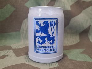 Löwenbräu Muenchen Stoneware Krug 1/2L