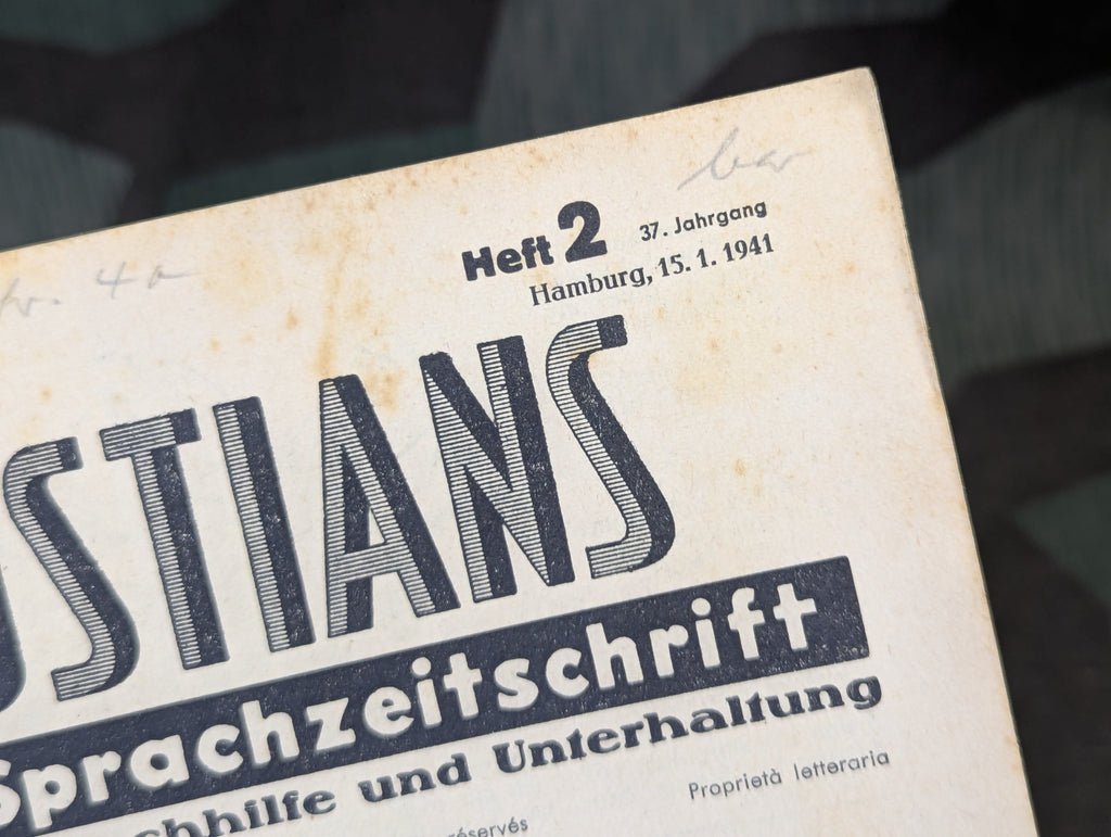 Paustians Lustige Sprachzeitschrift Funny Language Magazine Heft 2 15.1.1941 — image 2