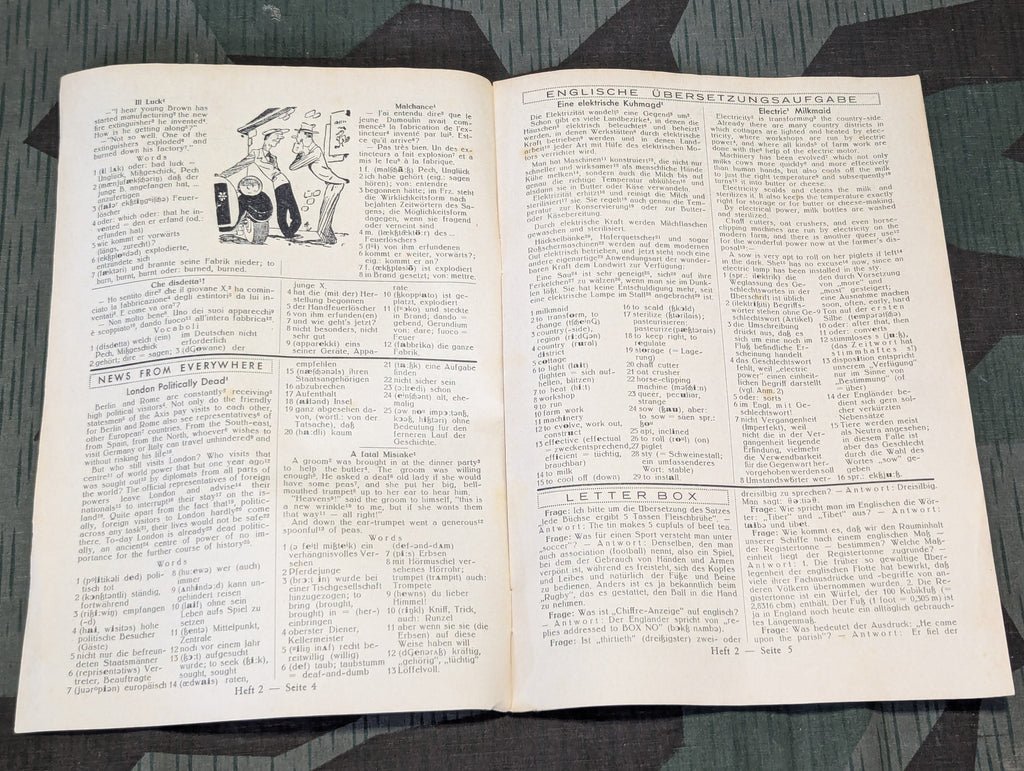 Paustians Lustige Sprachzeitschrift Funny Language Magazine Heft 2 15.1.1941 — image 4