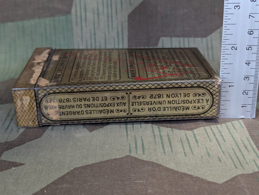 French Medicated Plaster Tin Empty — image 3