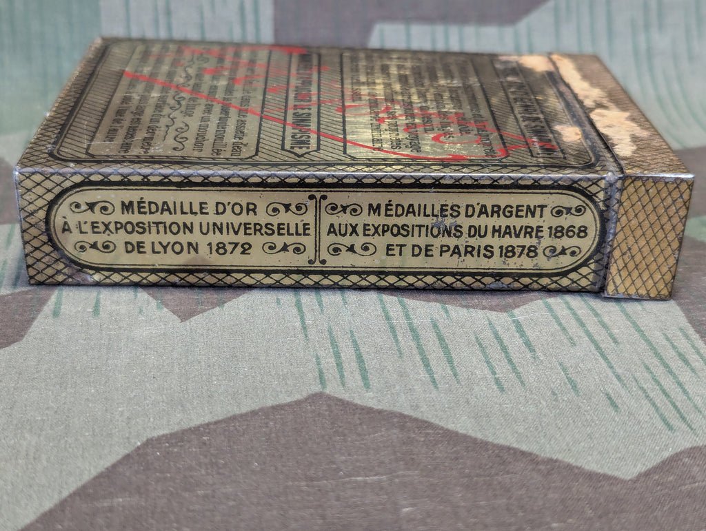 French Medicated Plaster Tin Empty — image 5