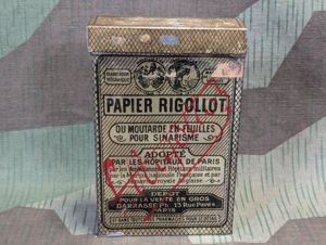 French Medicated Plaster Tin Empty