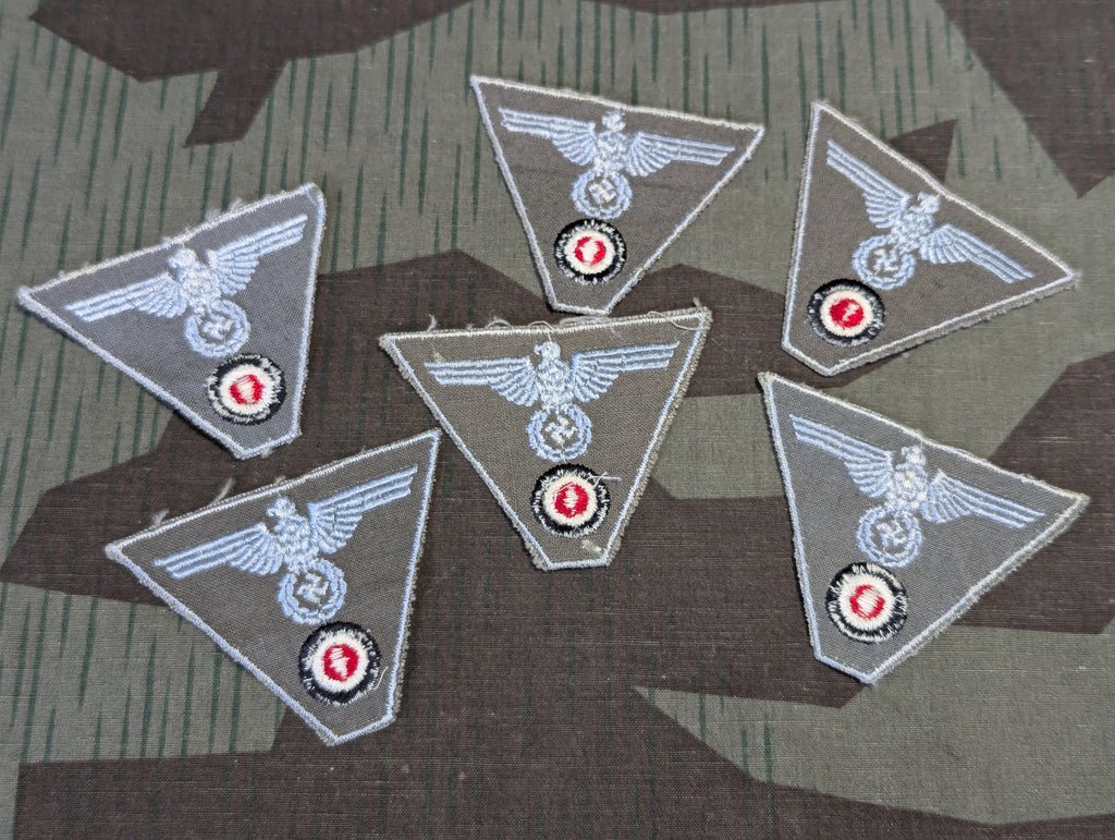 Original Wehrmacht Hat Trapezoid Late War Insignia — image 6