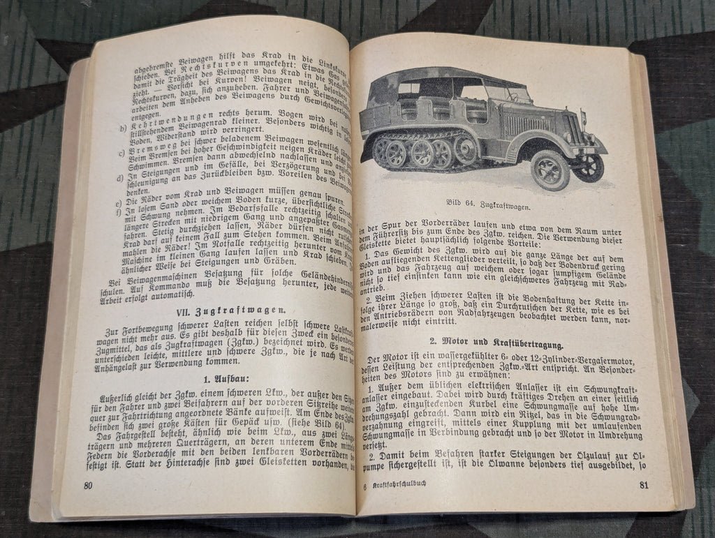 Wehrmacht Driving School Book Kraftfahrschulbuch — image 16
