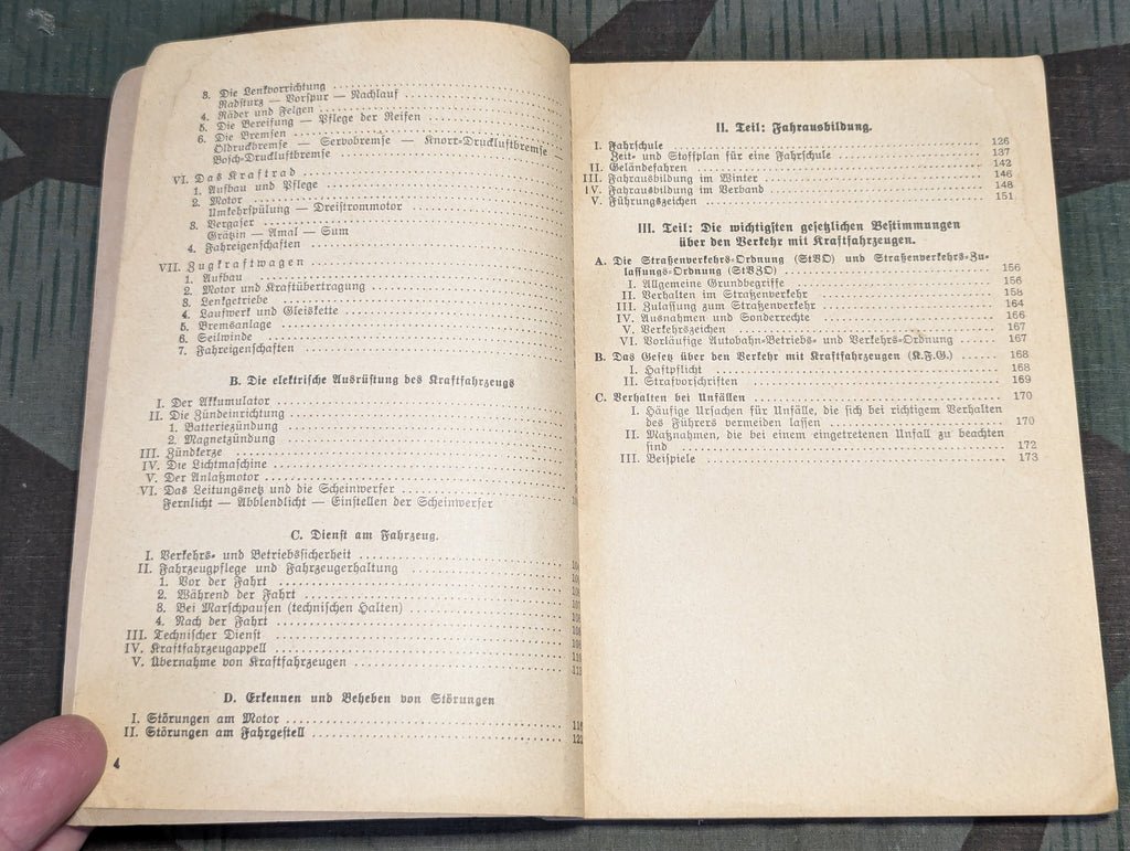 Wehrmacht Driving School Book Kraftfahrschulbuch — image 5