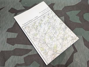 Original Deutsche Heereskarte France/Belgium Battle of the Bulge