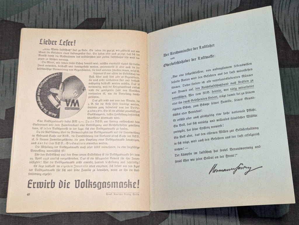 1000 Worte Luftschutz Book 1939 — image 14