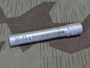 Original German Aluminum Medical Tube Hexamethylentetramin