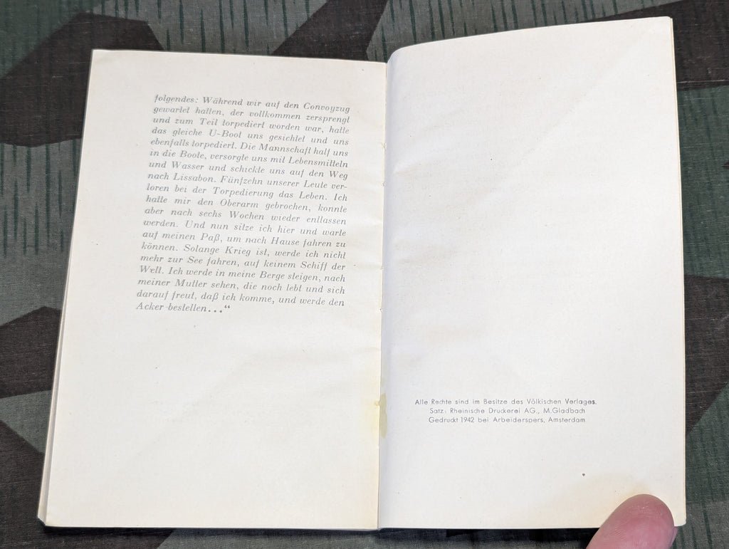 Sklaven der Convoys 1942 Book w Signiature — image 5