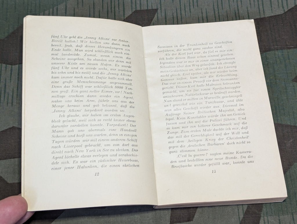 Sklaven der Convoys 1942 Book w Signiature — image 6