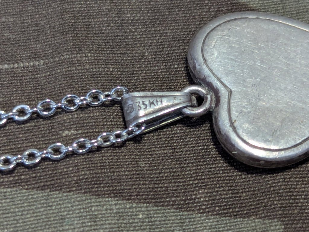 'Ich Hab Dich Lieb' Heart Necklace 835 — image 3