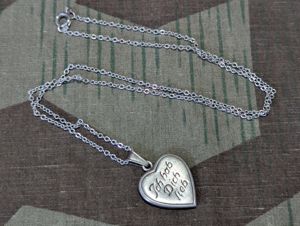 'Ich Hab Dich Lieb' Heart Necklace 835
