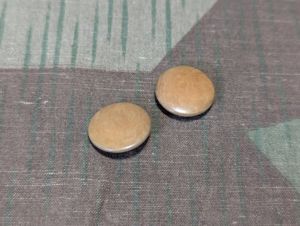 Original Steinnuss Buttons Gebirgsjäger