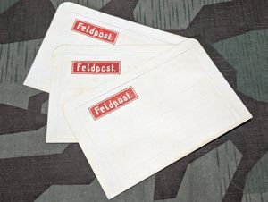 3 x WWI Feldpost Letter Papers