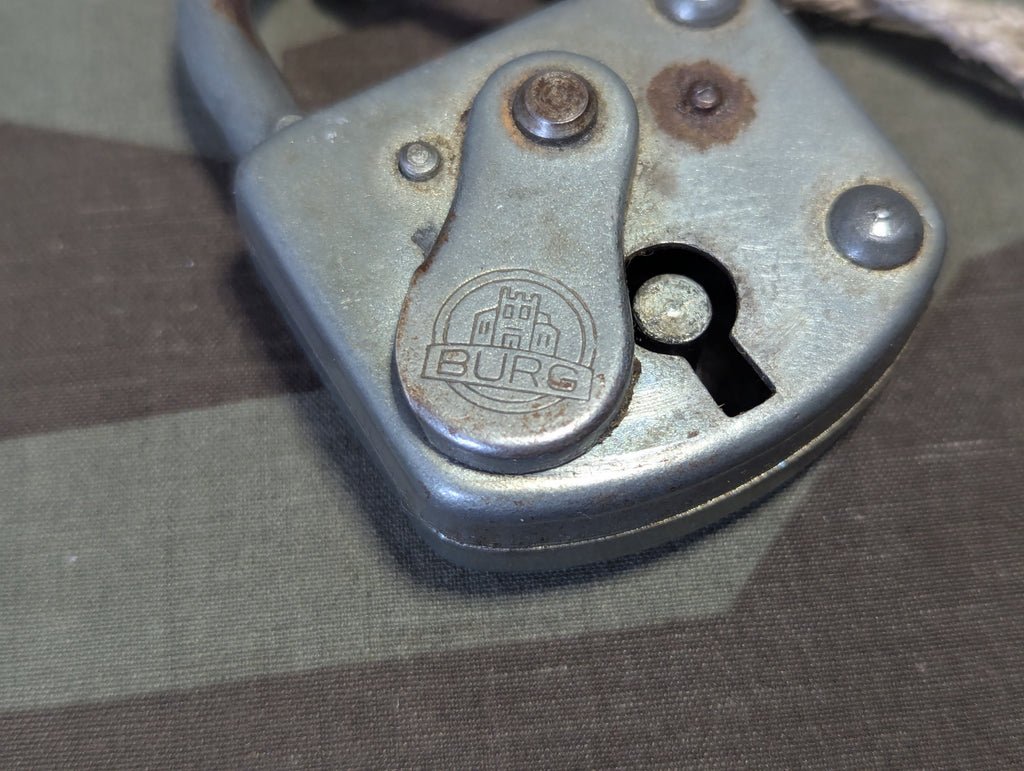 Burg German Small Lock With Key? (AS-IS) — image 2