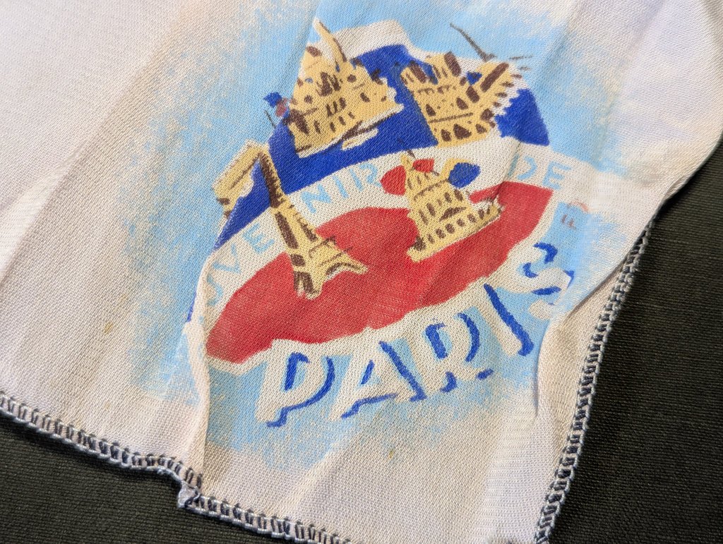 Souvenir de Paris Hankie (Silk?) — image 2