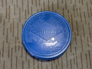 East German Sumint Cough Drop Container