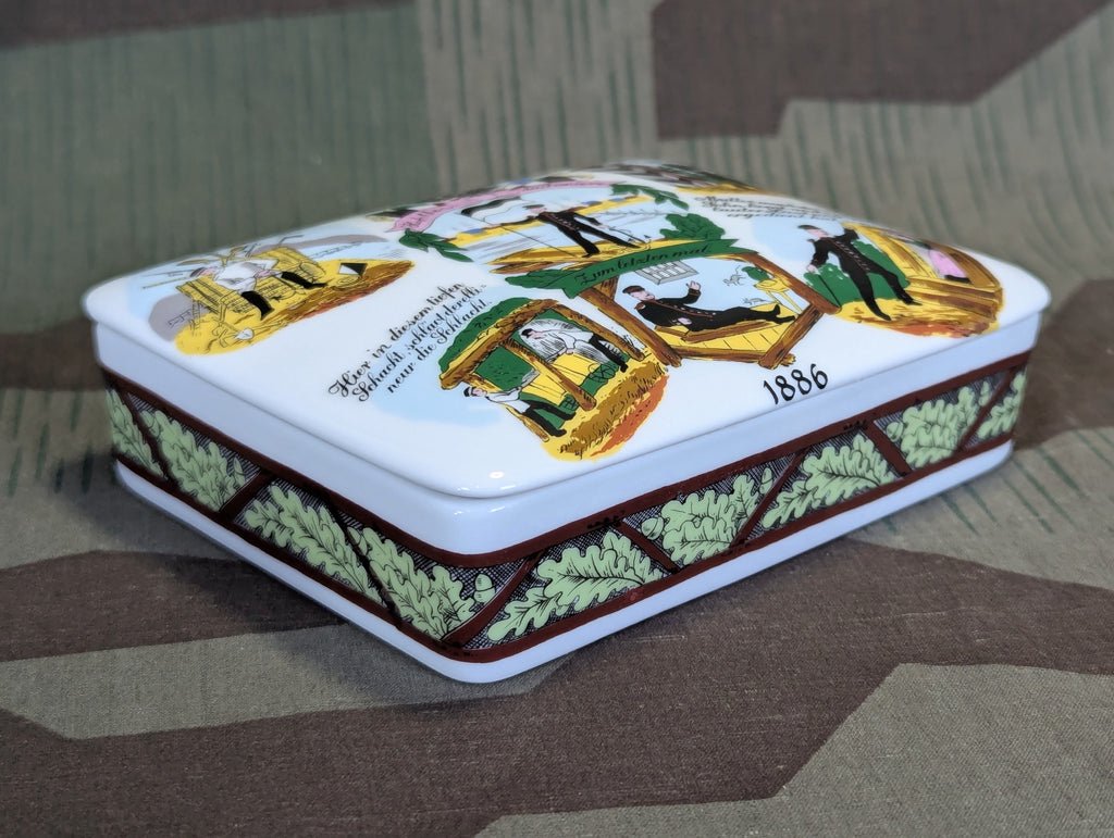 Reproduction 1886 Hanove Pionier Porcelain Keepsake Box — image 2