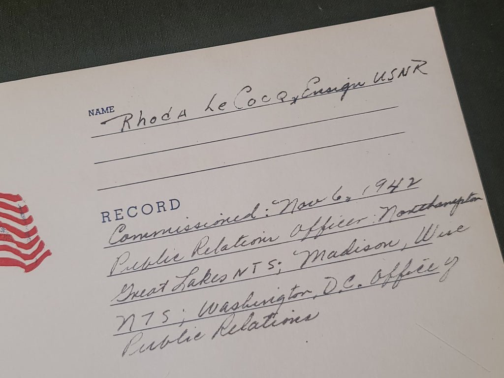 WAVES, USMCWR and SPARS Booklet — image 6