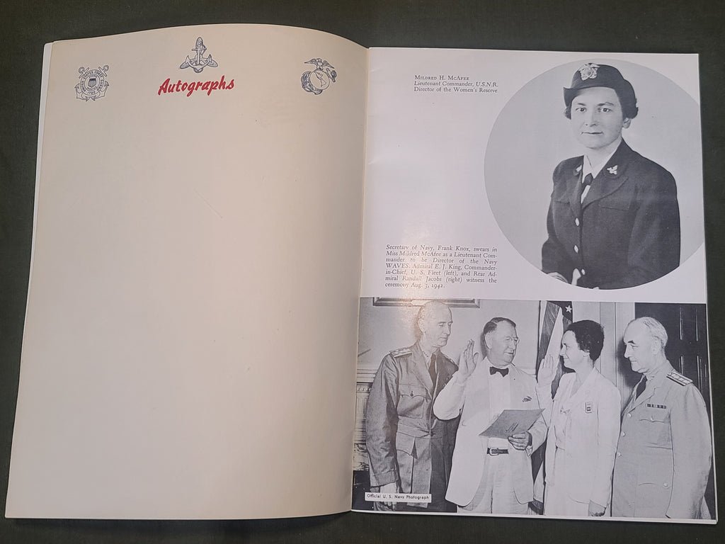 WAVES, USMCWR and SPARS Booklet — image 7