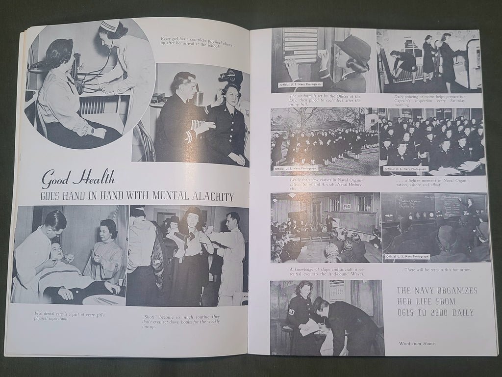 WAVES, USMCWR and SPARS Booklet — image 9