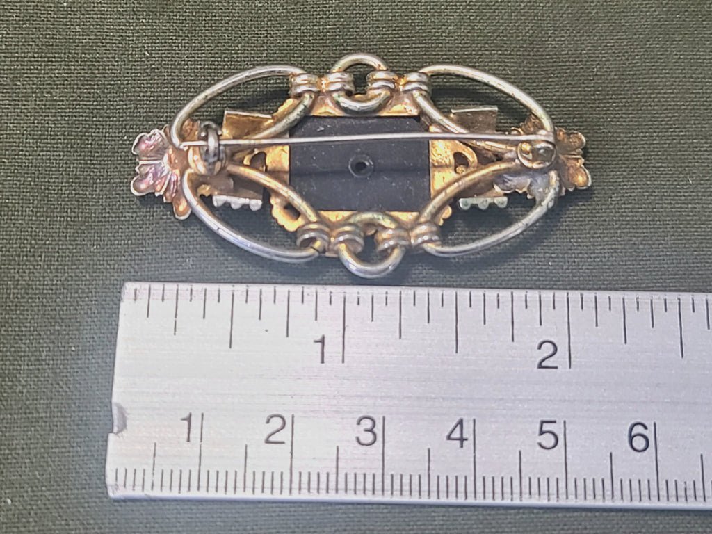 Army Eagle & Flowers Sweetheart Bracelet and Pin Set — image 5