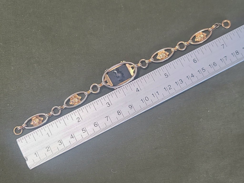 Army Eagle & Flowers Sweetheart Bracelet and Pin Set — image 8