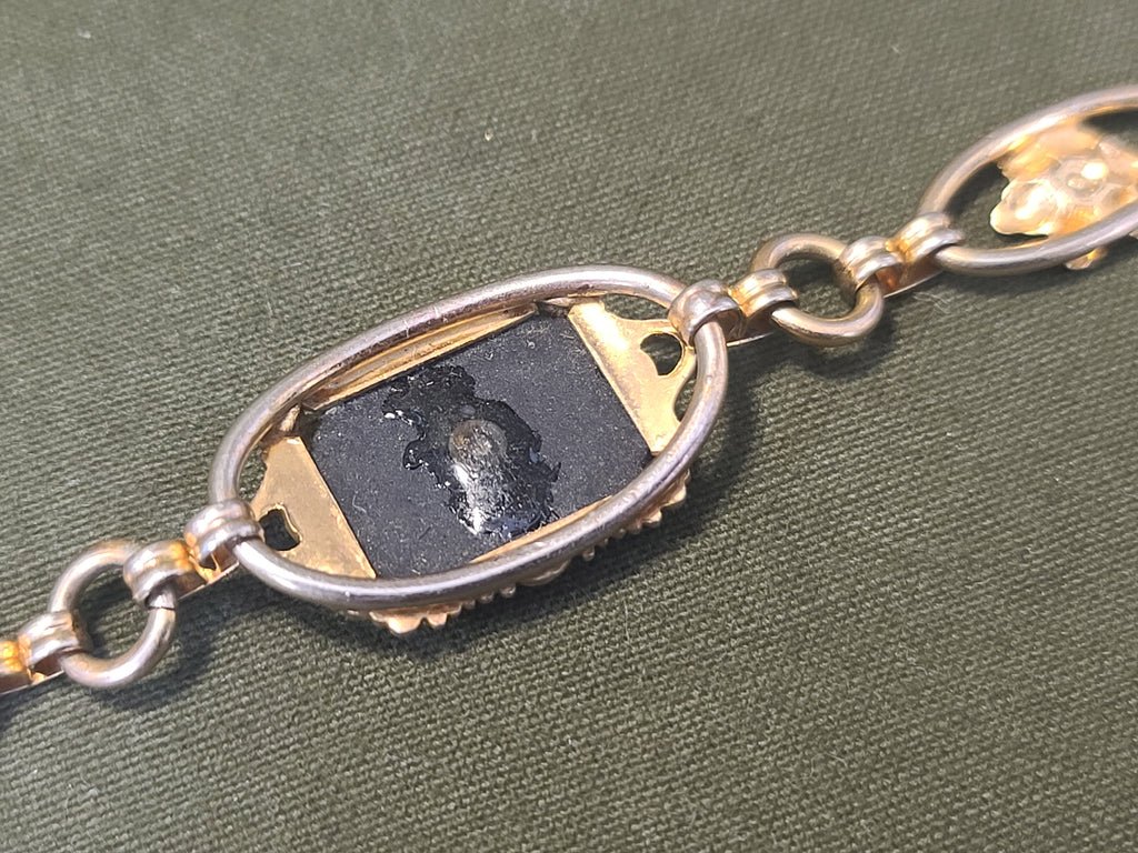 Army Eagle & Flowers Sweetheart Bracelet and Pin Set — image 9