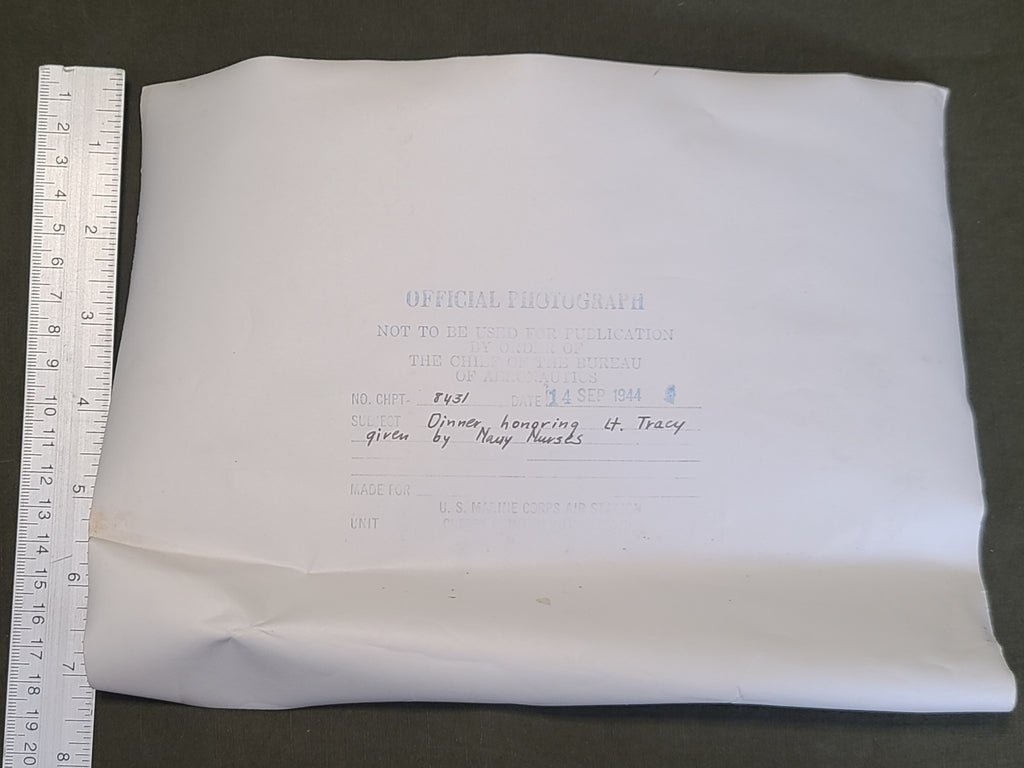 Two Large Navy Nurse Photos 1944 — image 11