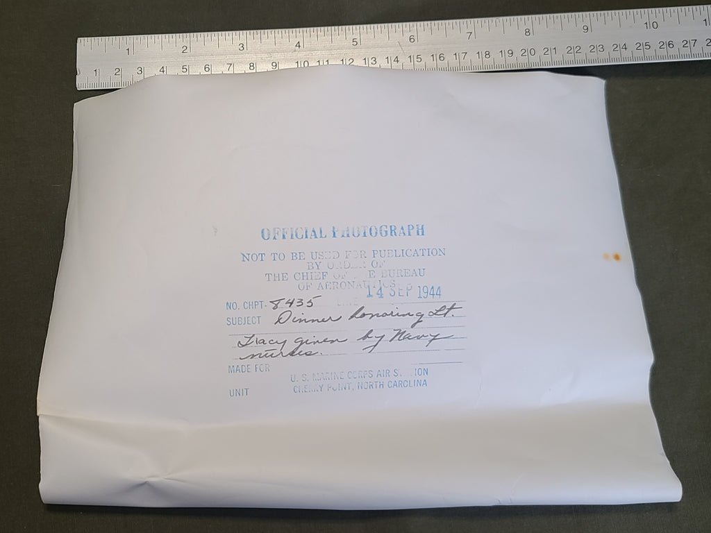 Two Large Navy Nurse Photos 1944 — image 6