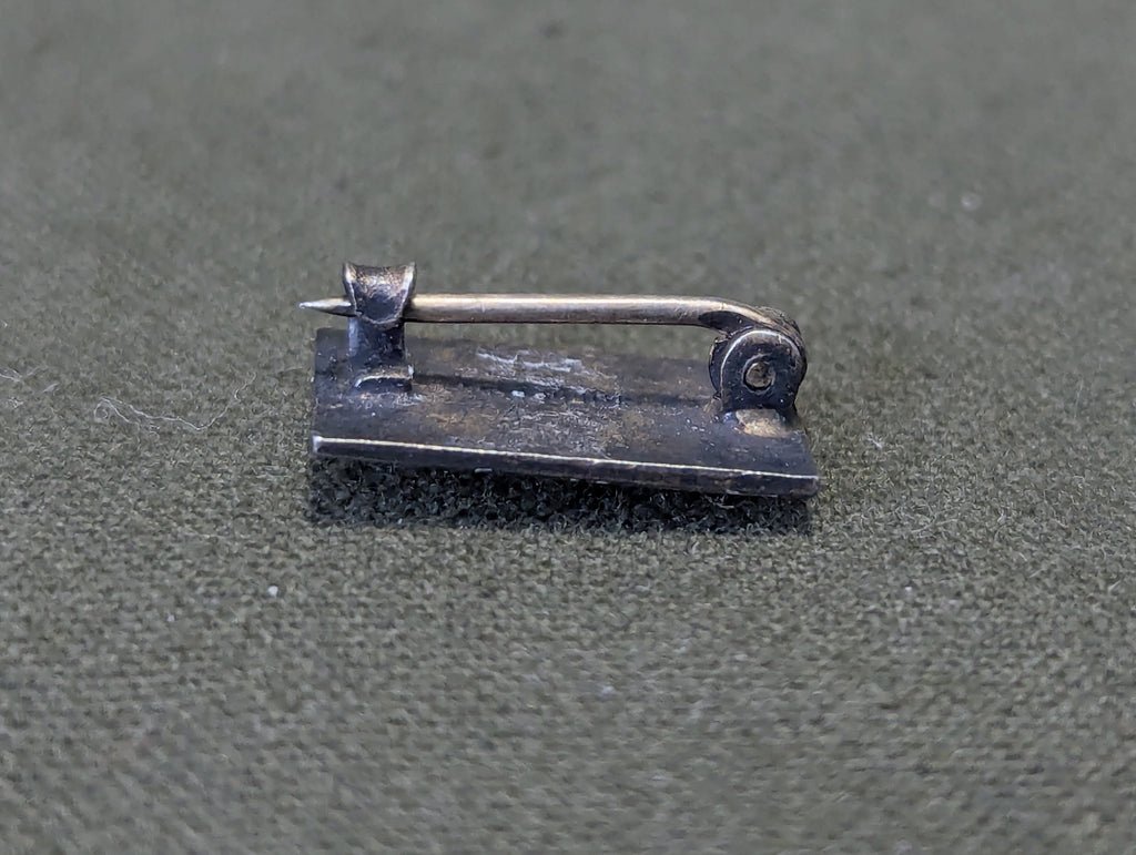 Enamel Gold Star Flag Pin Sterling KIA — image 6