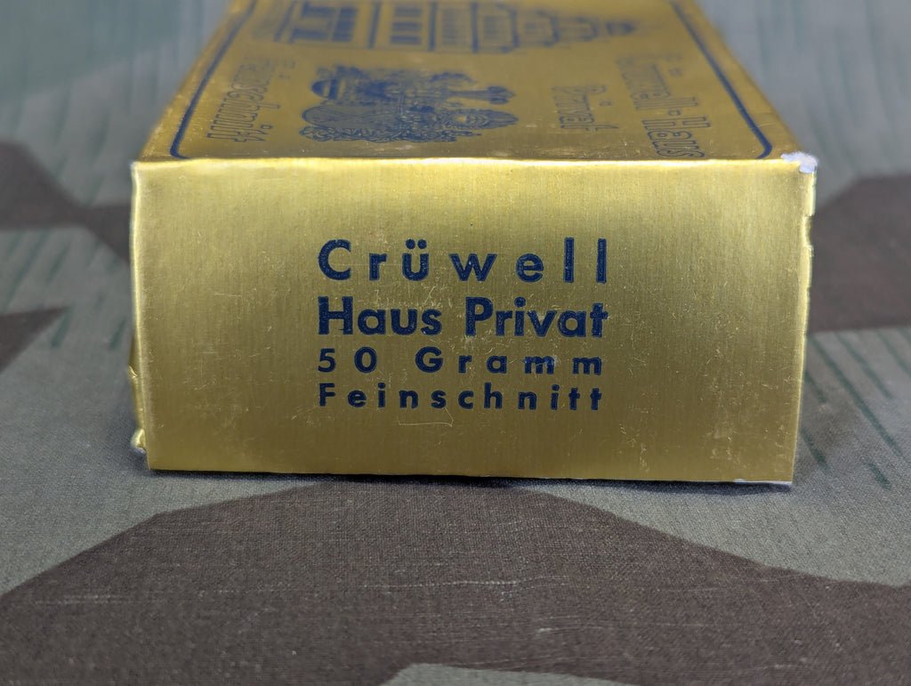 Post War Crüwell Haus Feinschnitt Tobacco Package Empty — image 4