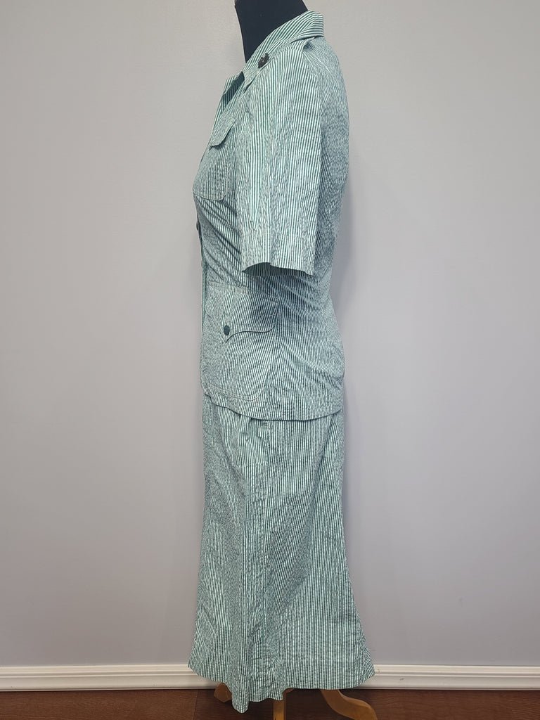 Marine Corps Seersucker Jacket & Skirt Set(B-36' W-28' H-39') — image 2