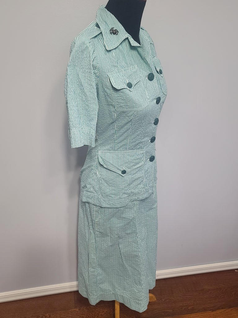 Marine Corps Seersucker Jacket & Skirt Set(B-36' W-28' H-39') — image 4