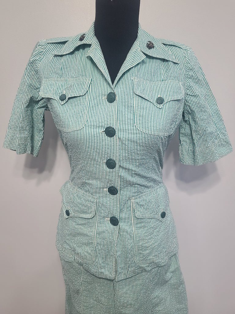 Marine Corps Seersucker Jacket & Skirt Set(B-36' W-28' H-39') — image 5