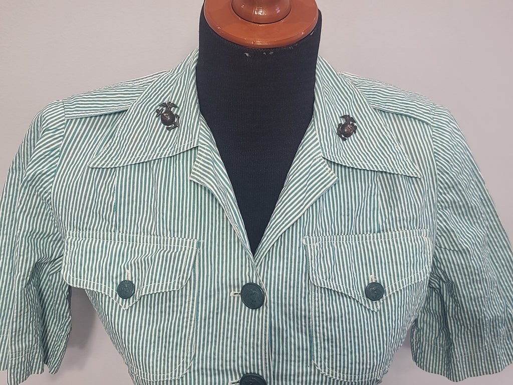 Marine Corps Seersucker Jacket & Skirt Set(B-36' W-28' H-39') — image 6