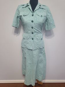 Marine Corps Seersucker Jacket & Skirt Set(B-36' W-28' H-39')
