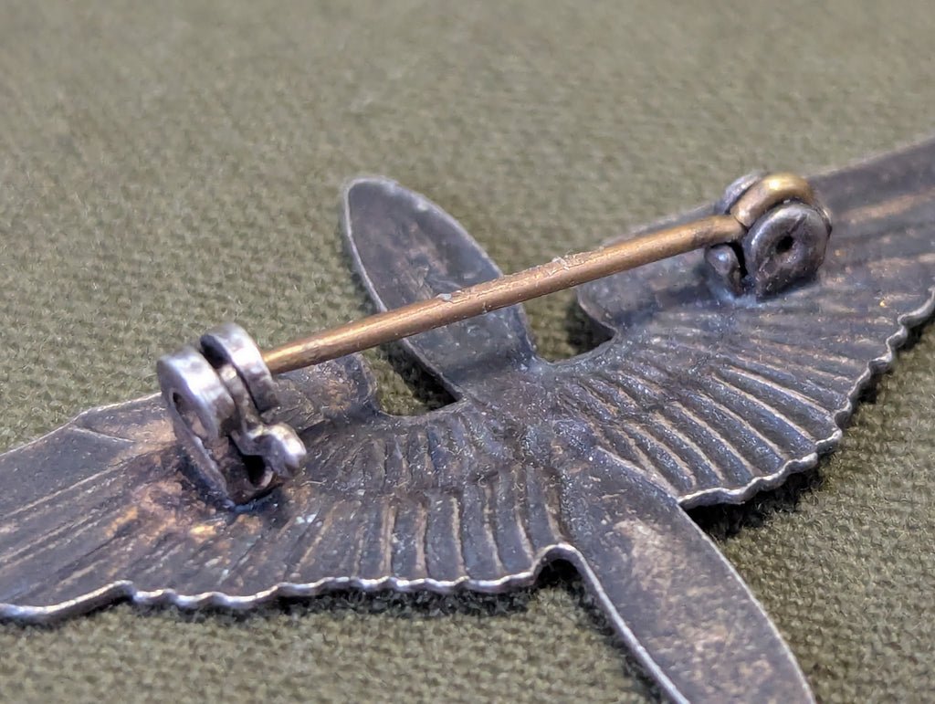 Army Air Corps Puffy Heart Sweetheart Pin Sterling — image 5