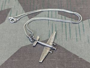 Junkers JU52 Airplane Necklace