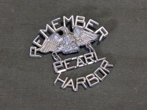 Remember Pearl Harbor Eagle Pin