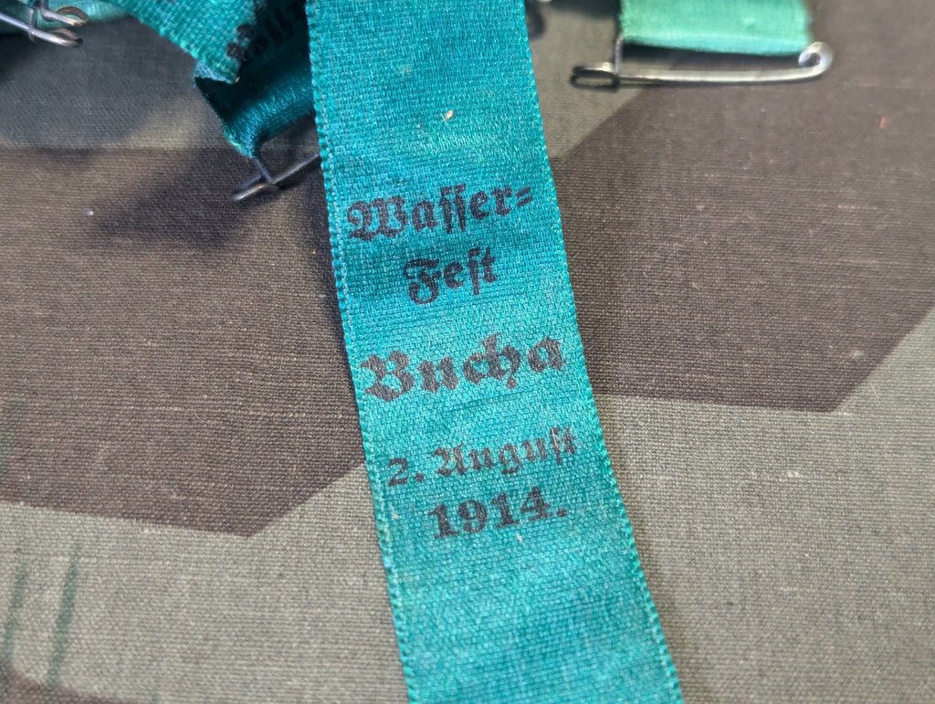 Wasserfest Bucha 1914 Ribbon Pin — image 2