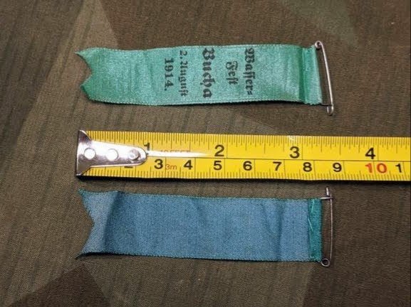 Wasserfest Bucha 1914 Ribbon Pin — image 3