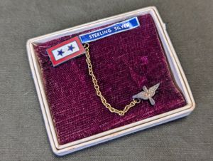 Army Air Corps In Service Chain Pin in Box