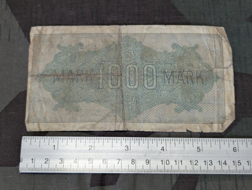 Reichsbanknote 1000 Marks (1920s Inflation Money) — image 2