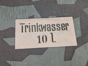 10L Trinkwasser Stencil Cardboard
