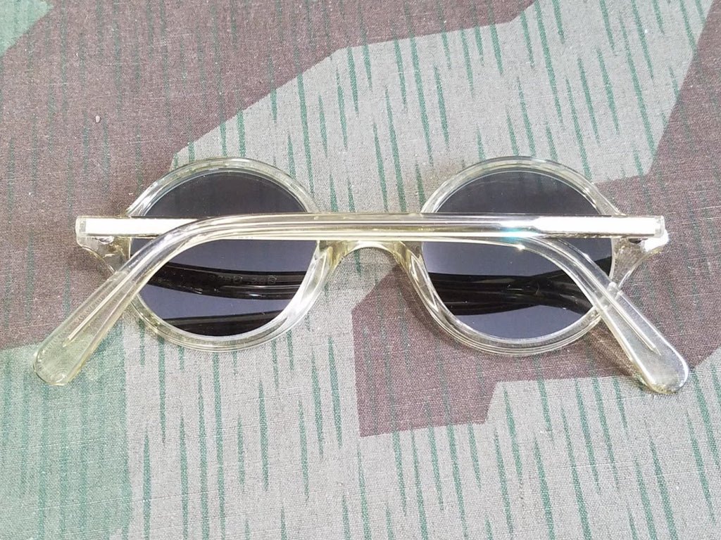 German Clear Acetate Round MG Blendschutzbrille Sunglasses — image 4