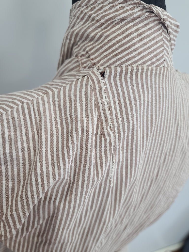 ANC Seersucker Hospital Dress and Hat(B-36' W-26.5' H-36') — image 11