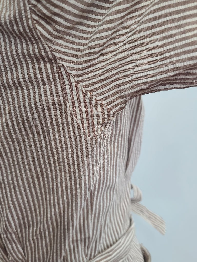 ANC Seersucker Hospital Dress and Hat(B-36' W-26.5' H-36') — image 15