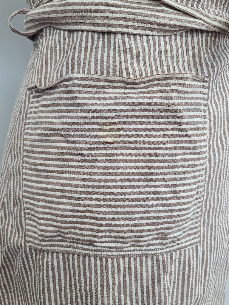 ANC Seersucker Hospital Dress and Hat(B-36' W-26.5' H-36') — image 16